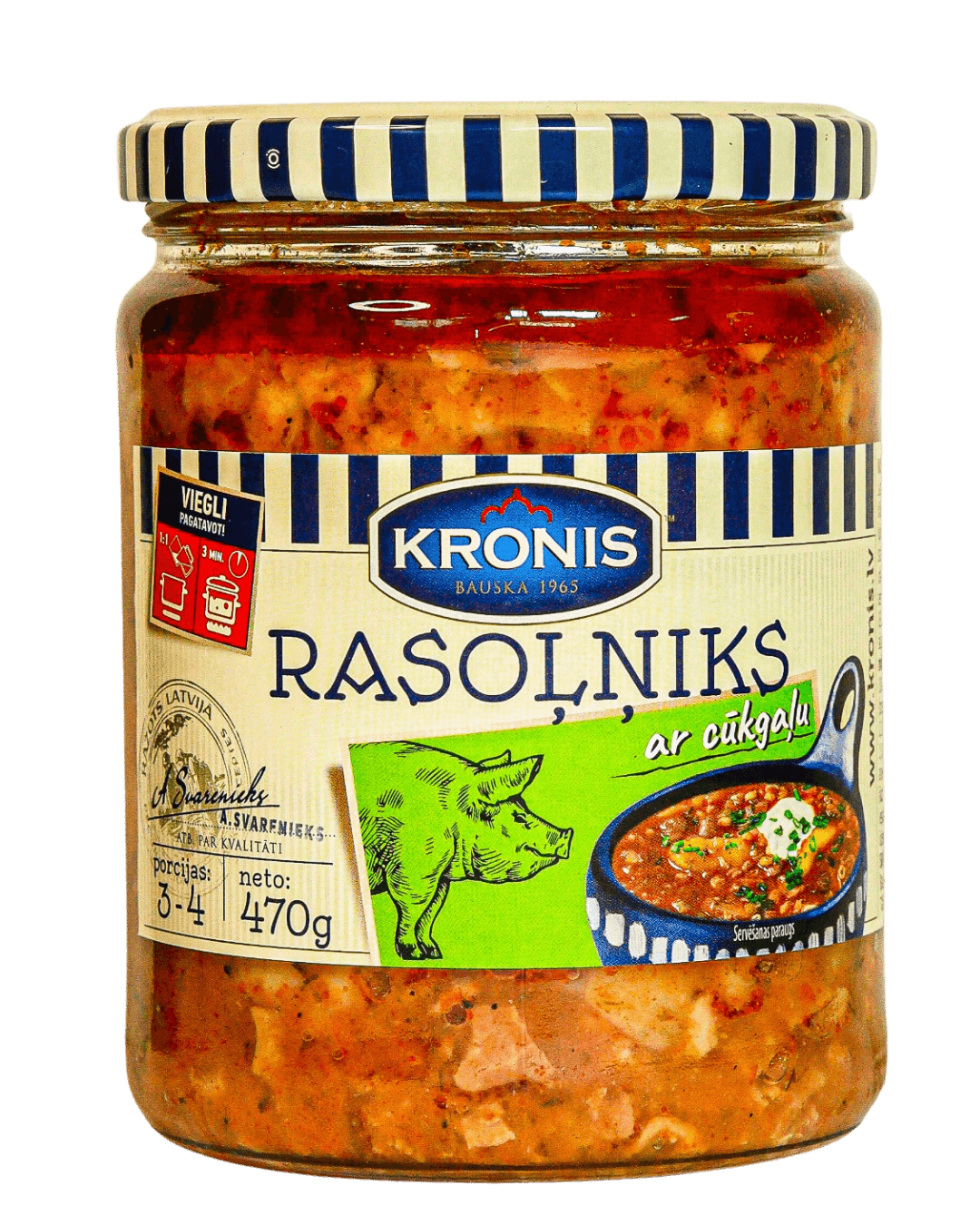 Rasoļņiks ar cūkgaļu zupa
