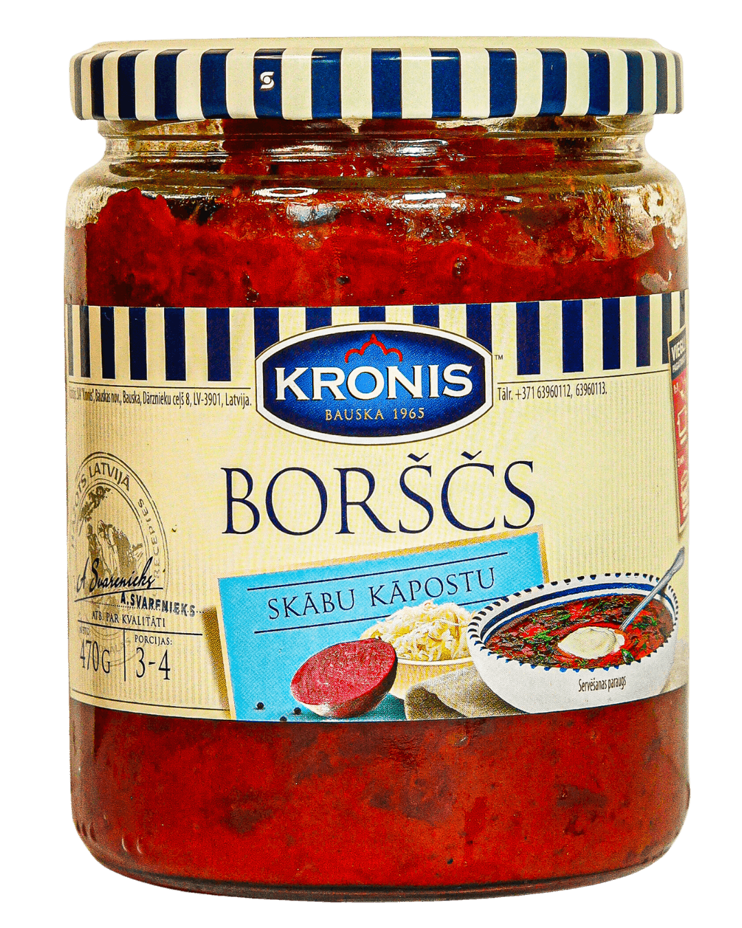 Skābu kāpostu borščs