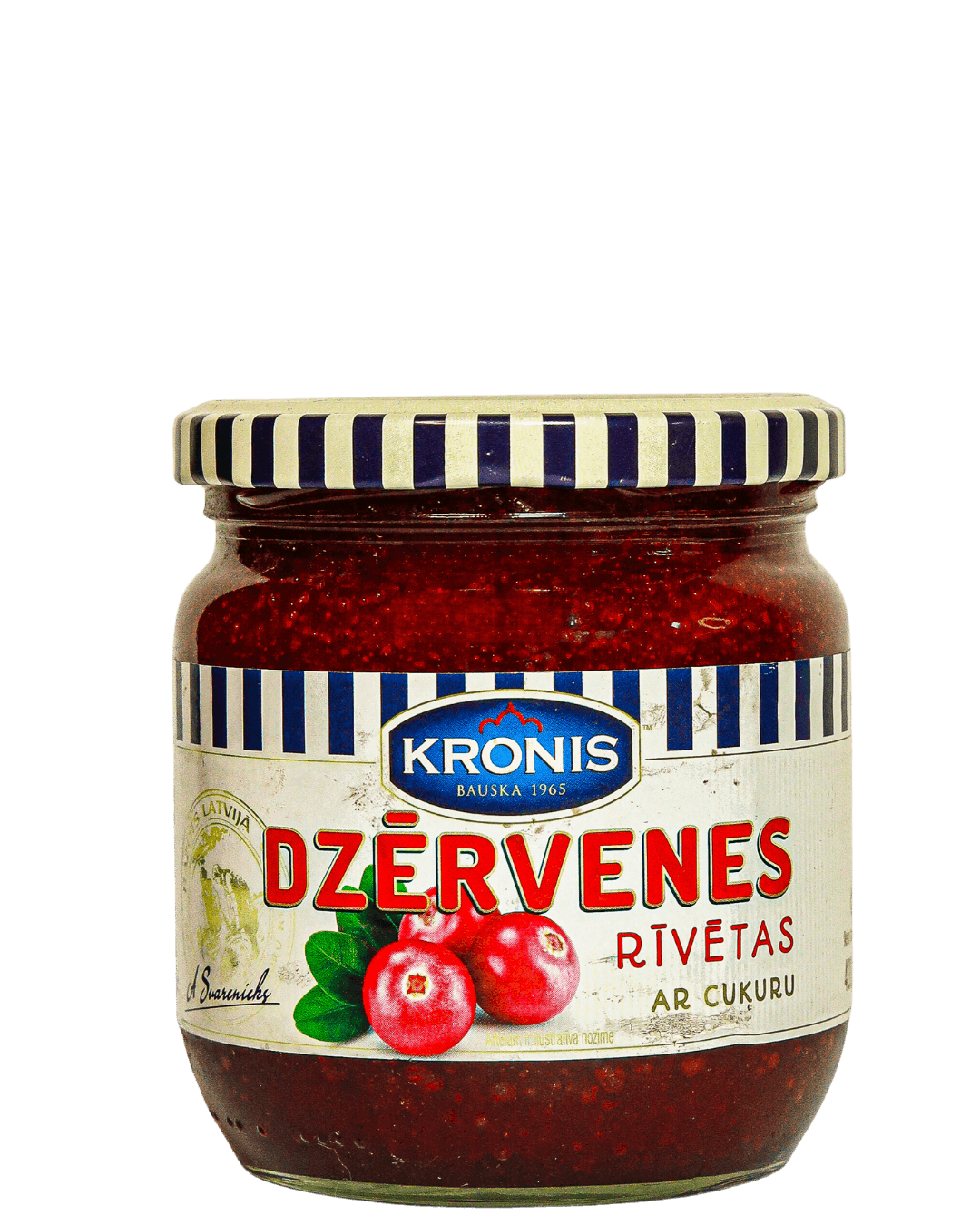 Rīvētas dzērvenes ar cukuru