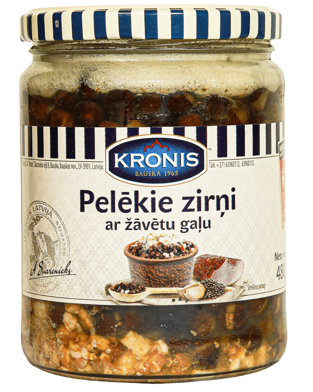 Pelēkie zirņi ar žāvētu gaļu