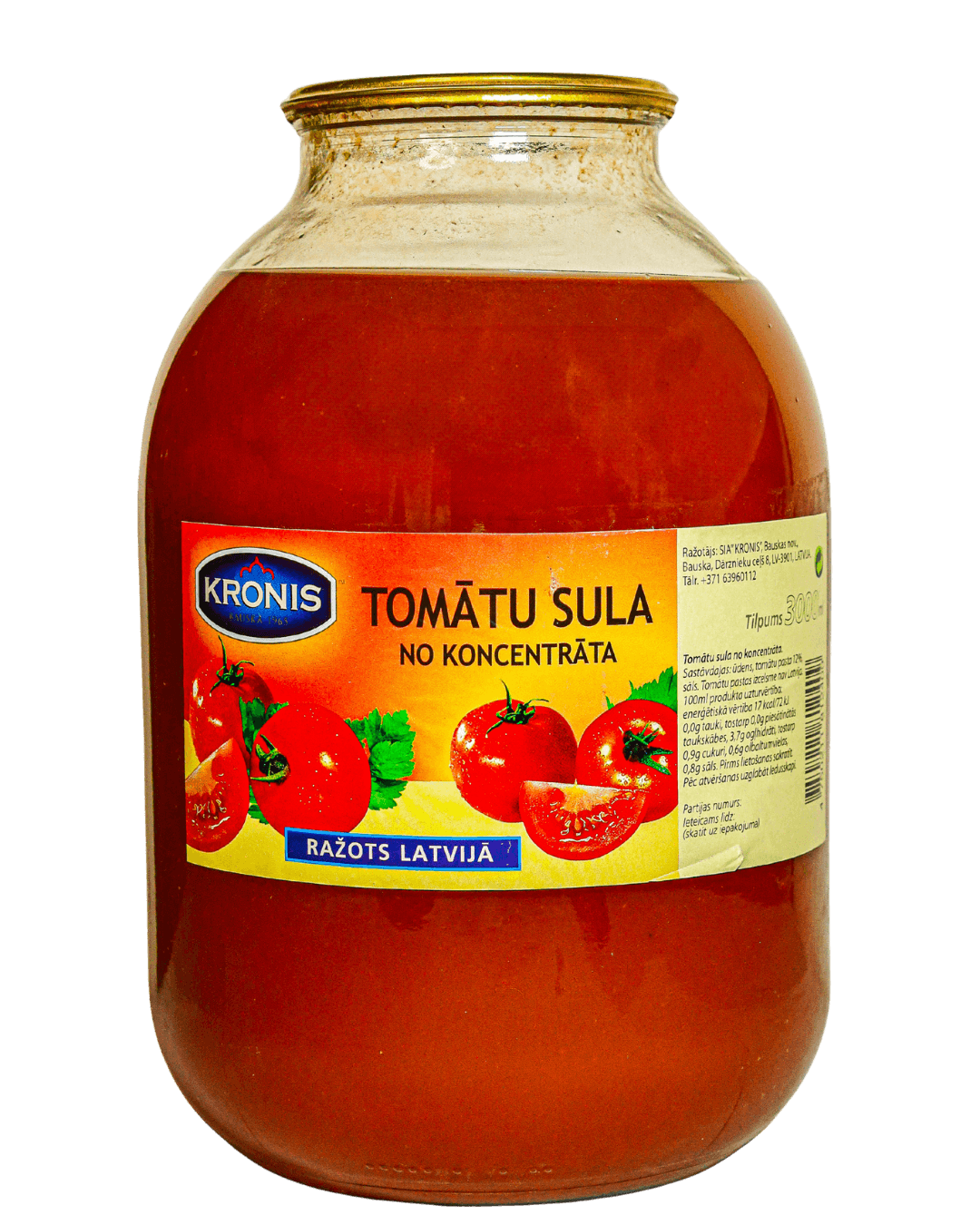 Tomātu sula no koncentrāta