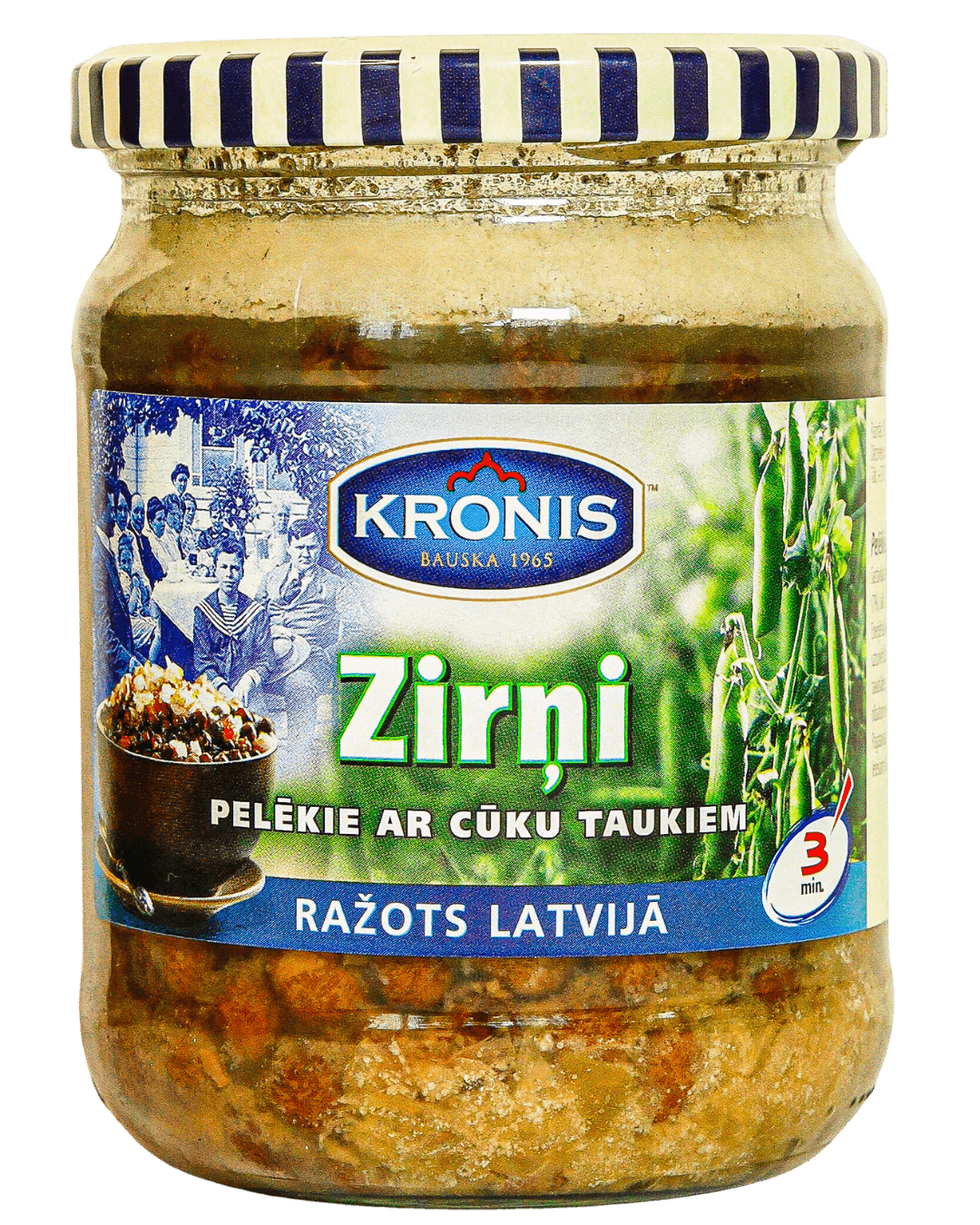 Pelēkie zirņi ar cūku taukiem