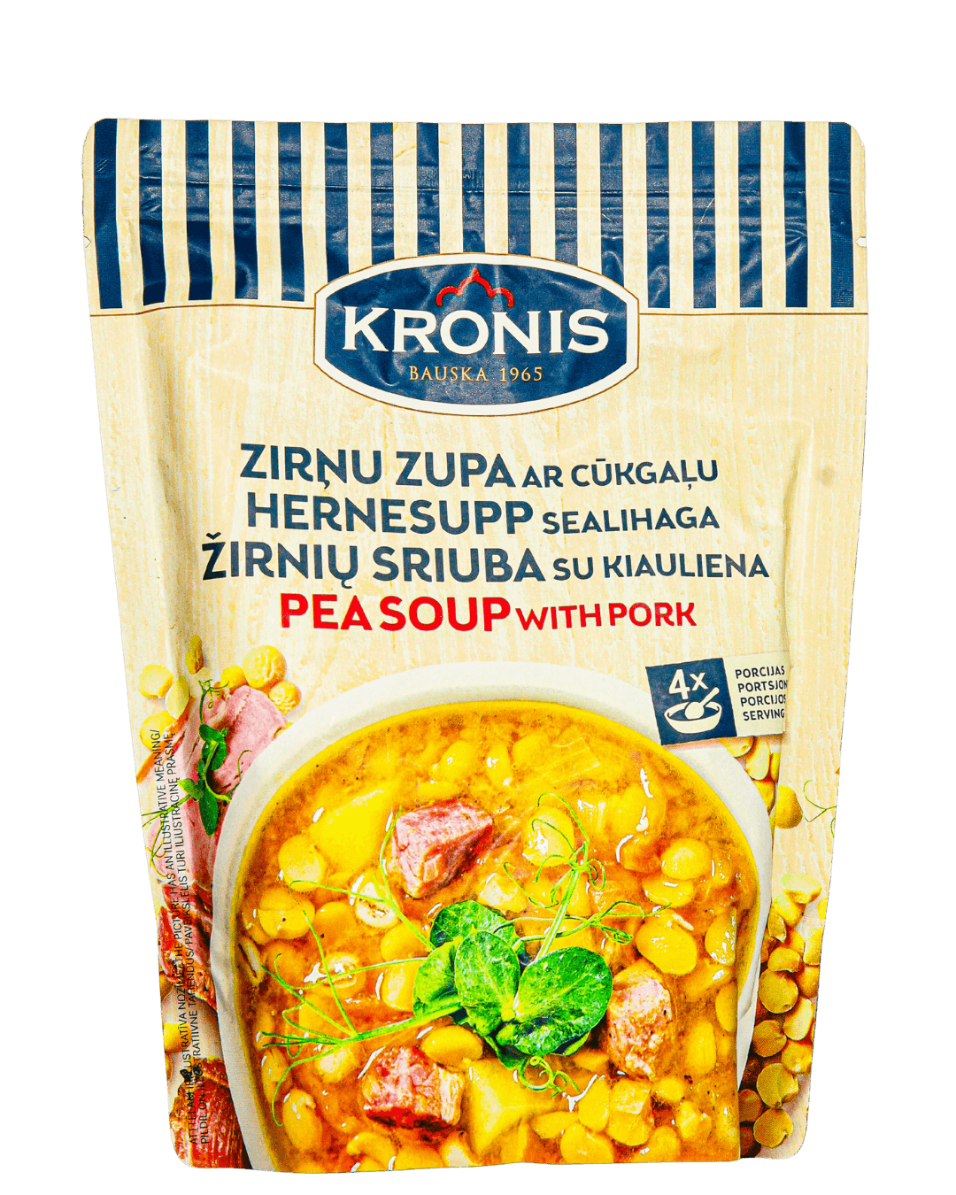 Zirņu zupa ar cūkgaļu
