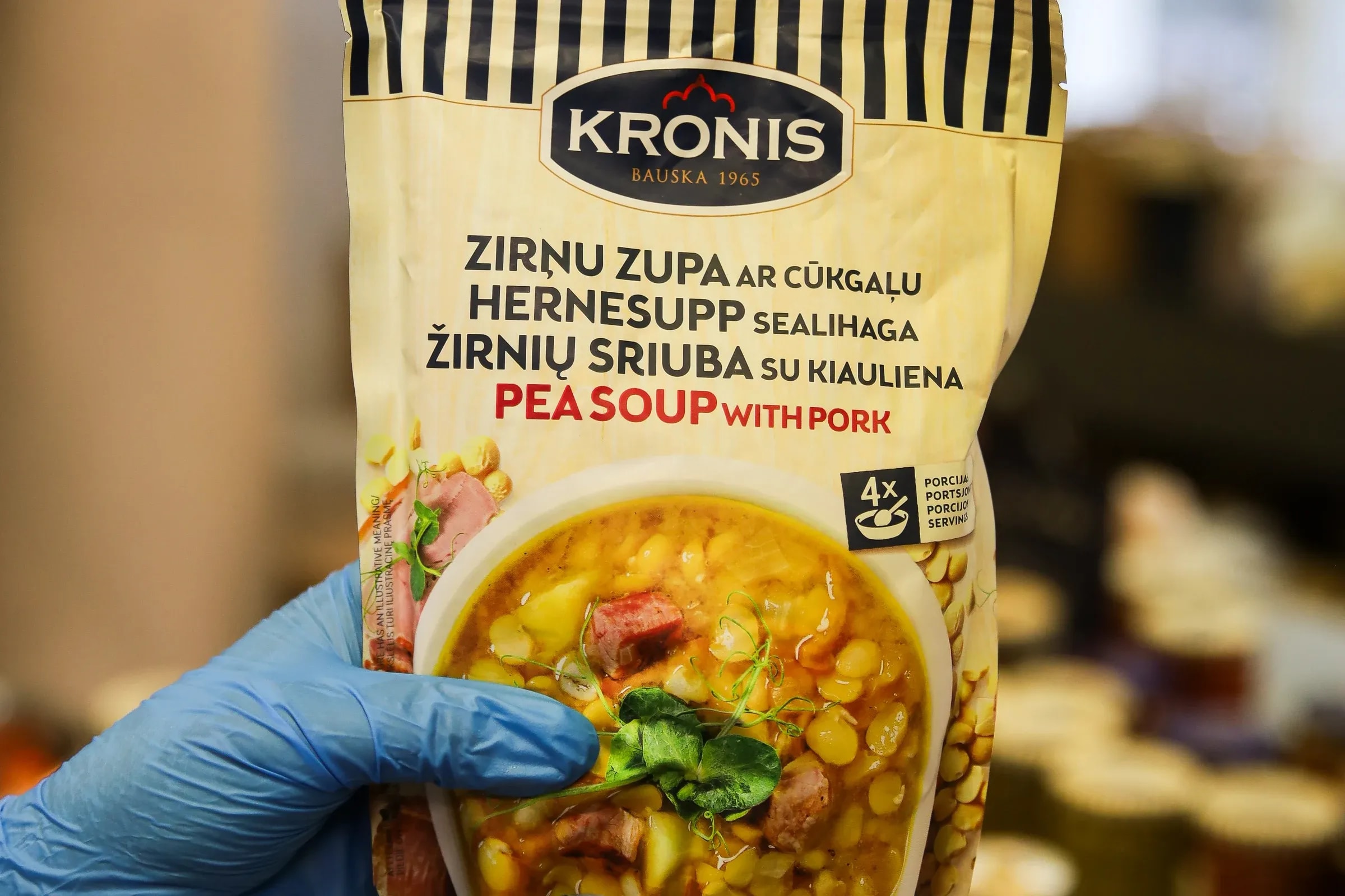 Pievieno Kronis zirņu zupu ar cūkgaļu, 1. attēls